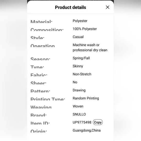 NEW DENIM JEANS LOOK LEGGINGS PLUS SIZE 2XL - Picture 4 of 5